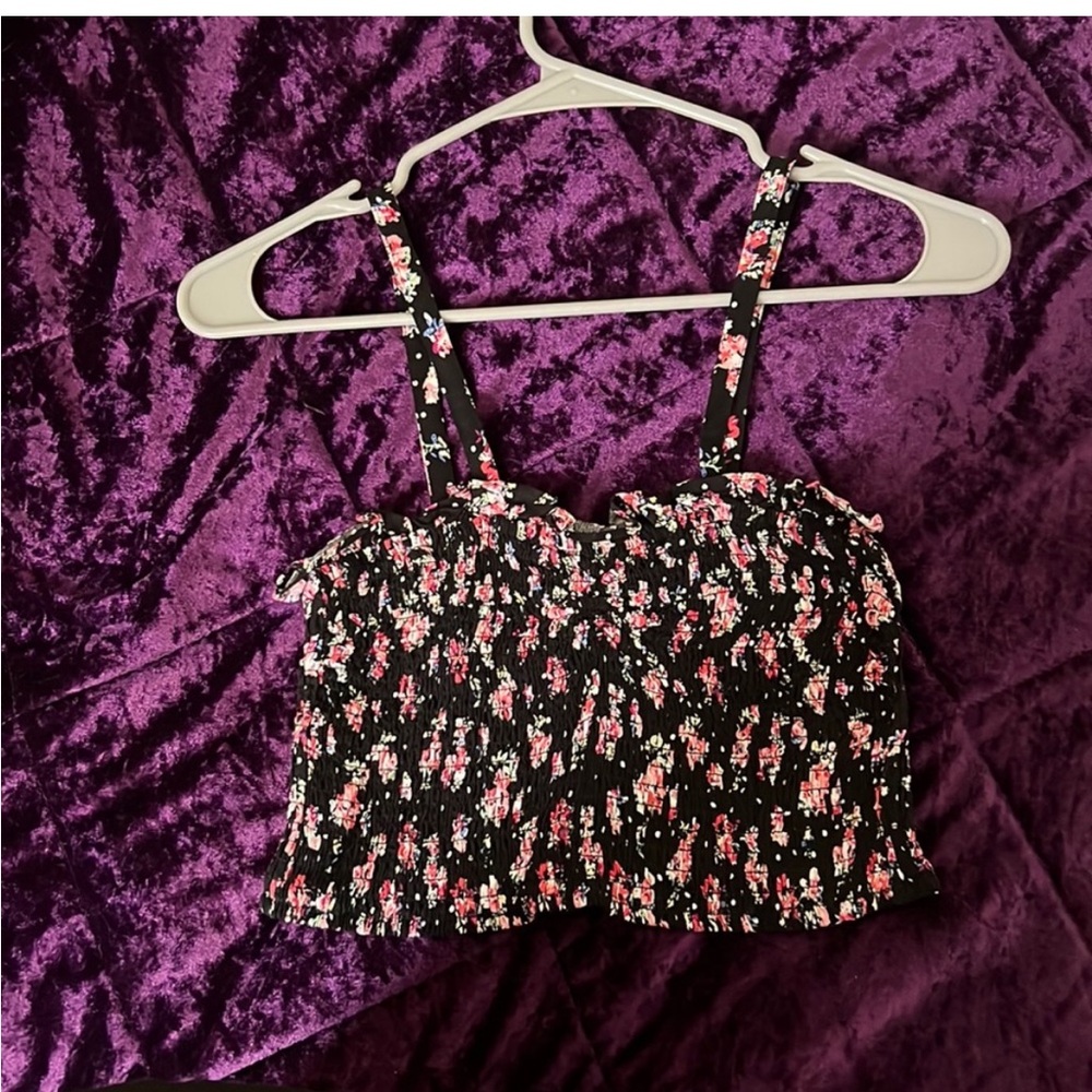 Forever 21 Floral Crop Top